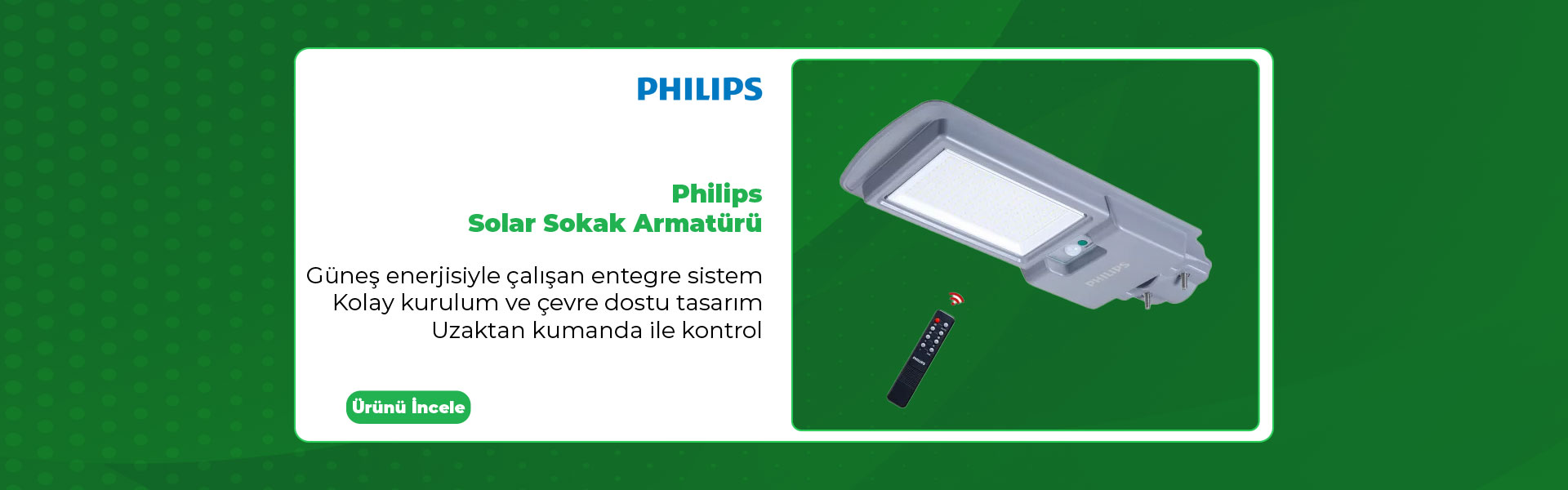 Philips Solar Sokak Armatürü